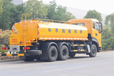 高效多能，環保先鋒 國六東風天龍后八輪20噸灑水車與洗掃車解析