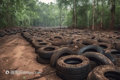 工業生產橡膠制品圖片